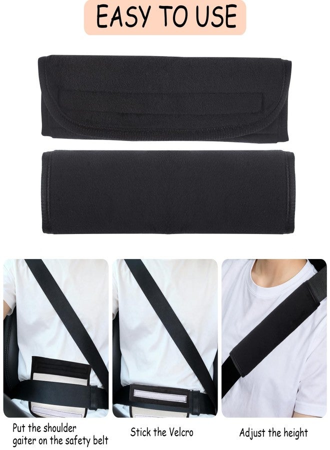 Guirnd 2 Pack Car Seat Strap Pads, Universal Soft Car Seat Strap Covers for Baby Toddler Kids, Car Seat Shoulder Strap Pads for Stroller, Pushchair, High Chair (Black) - Image 5